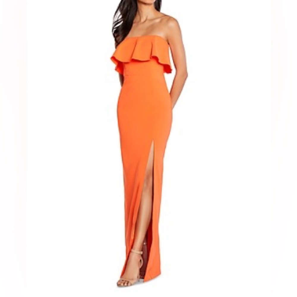 Aidan by Aidan Mattox
Strapless Popover Gown